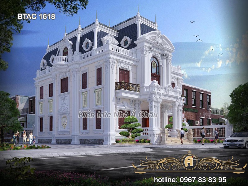 Mẫu thiết kế biệt thự Hưng Yên – BTAC 1618
