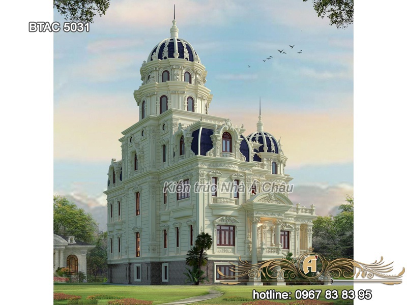 Thiết kế lâu đài kiểu Pháp – Minh chứng thiên đường giữa đời thực – BTAC 5031