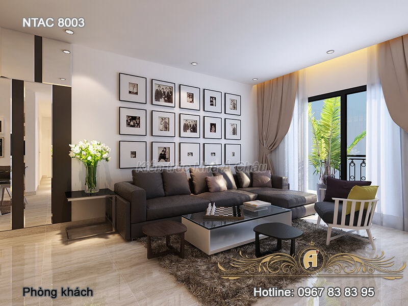 Thiết kế nội thất chung cư tại Hà Nội – NTAC 8003