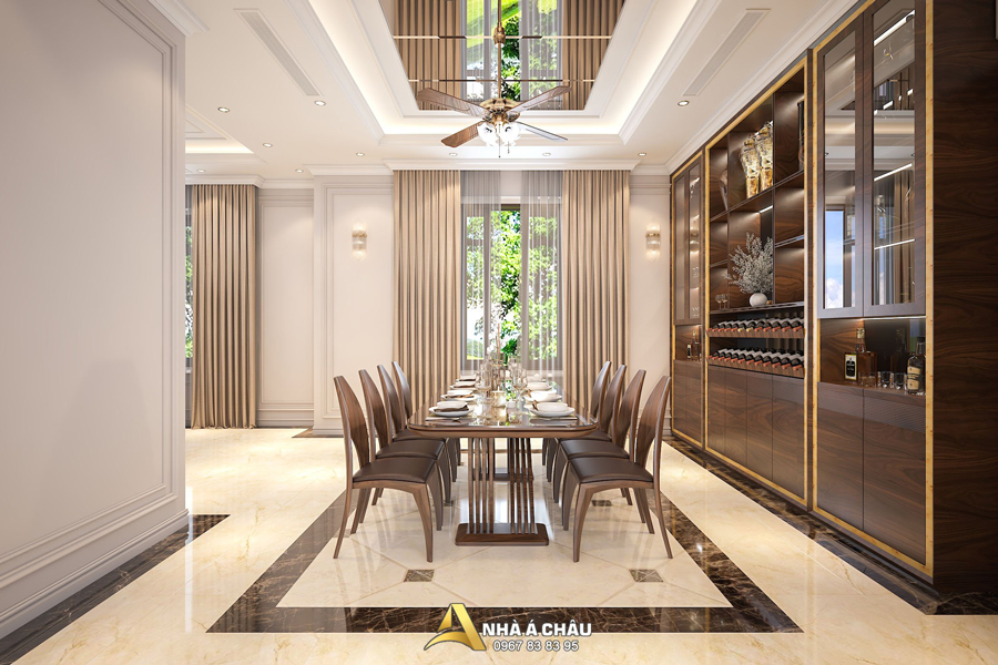 noi that phong bep biet thu tan co dien nac 4015 2