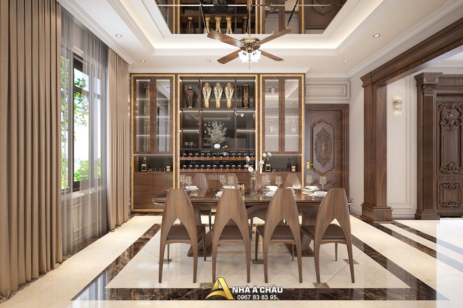 noi that phong bep biet thu tan co dien nac 4015 3