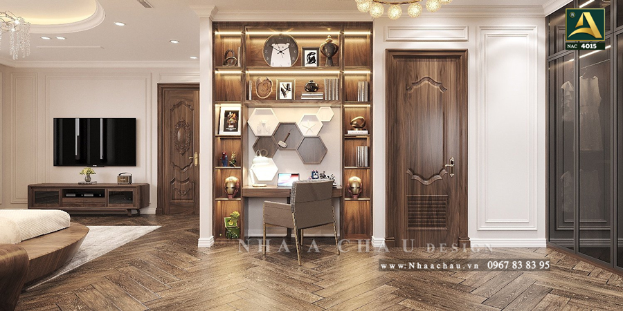 noi that phong ngu biet thu tan co dien nac 4015