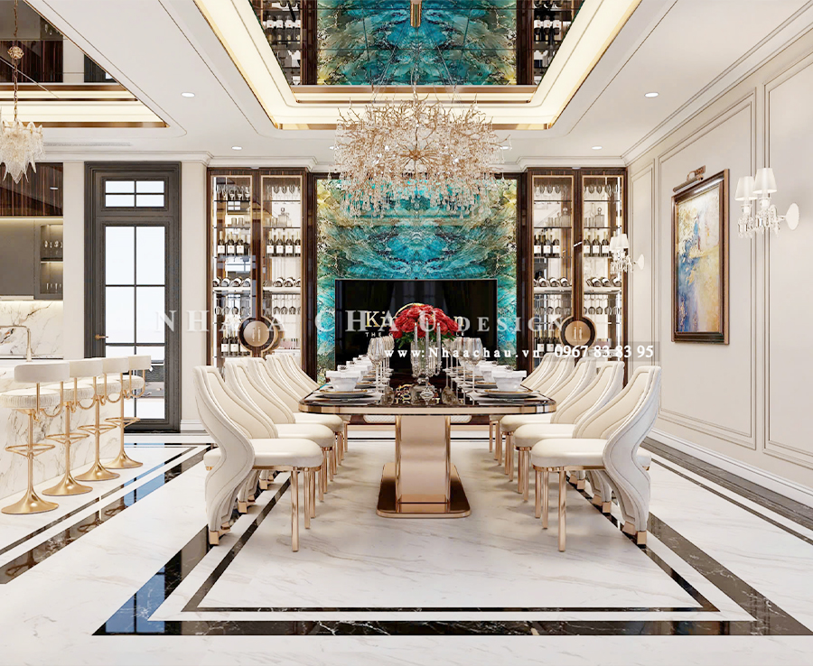 Thiết kế nội thất biệt thự tân cổ điển Thanh Hóa - Dự án NAC2205