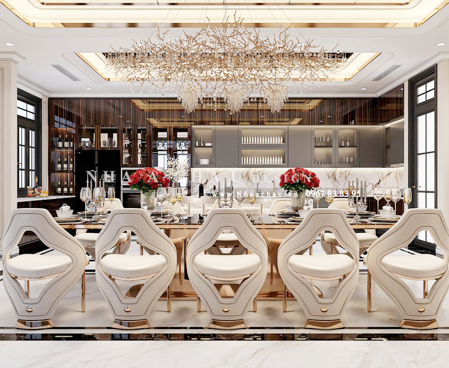 Thiết kế nội thất biệt thự tân cổ điển Thanh Hóa - Dự án NAC2205