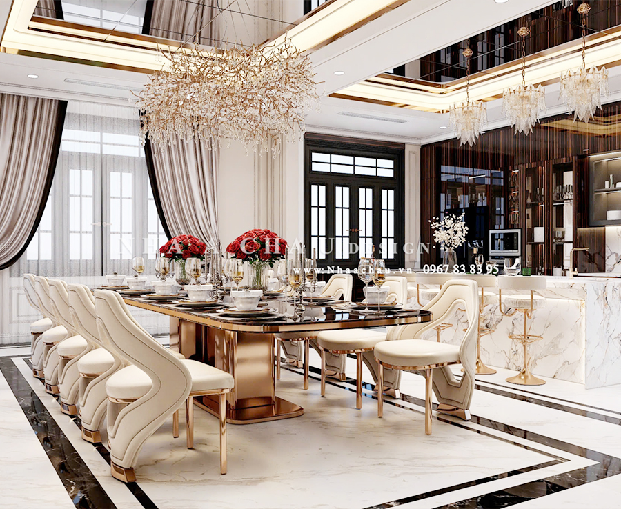 Thiết kế nội thất biệt thự tân cổ điển Thanh Hóa - Dự án NAC2205