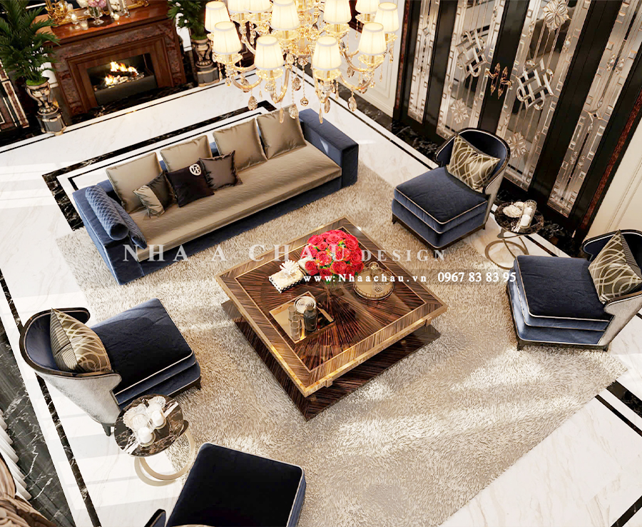 Thiết kế nội thất biệt thự tân cổ điển Thanh Hóa - Dự án NAC2205