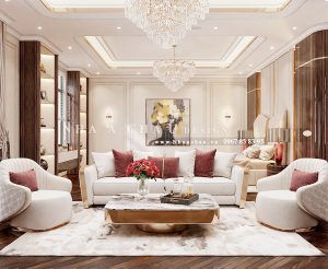 Thiết kế nội thất biệt thự tân cổ điển Thanh Hóa - Dự án NAC2205